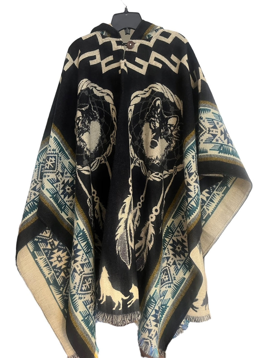 Native spirit poncho- Alpaca Wool – Asiri's treasures