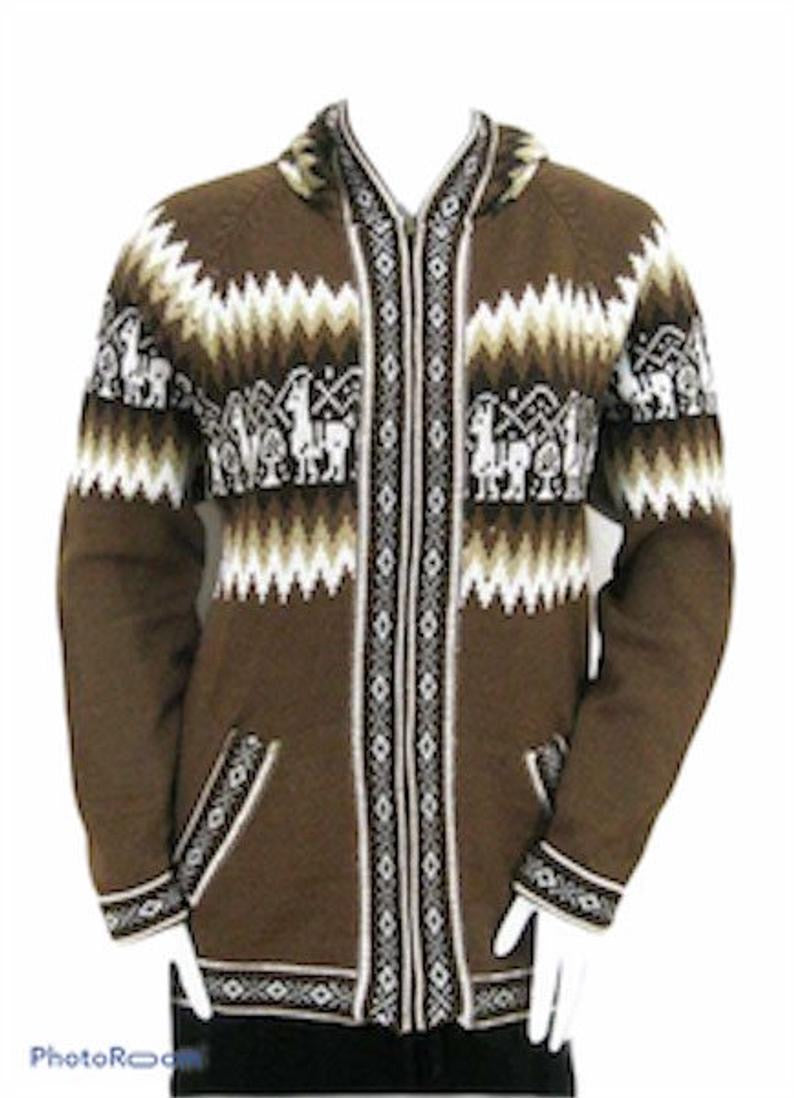 ジャケット・アウター OVY echeveria alpaca wool trip jkt navy Men's Heavyweight Full-Zip 100% Baby Alpaca Wool Jacket