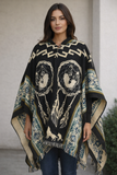 Native spirit poncho- Alpaca Wool