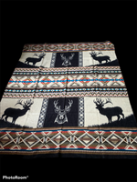 King Size Native Spirit Alpaca wool Blanket 95" L x 83" W- Alpaca Wool
