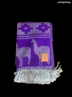 Llama design Alpaca throw/blanket