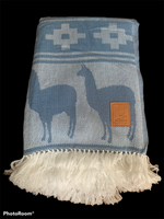 Llama design Alpaca throw/blanket