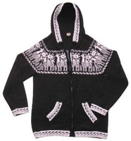 Unisex hooded sweater / Alpaca wool