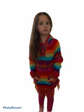Rainbow sweater - Children-Alpaca wool