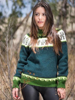 Vintage Style sweater /Alpaca wool